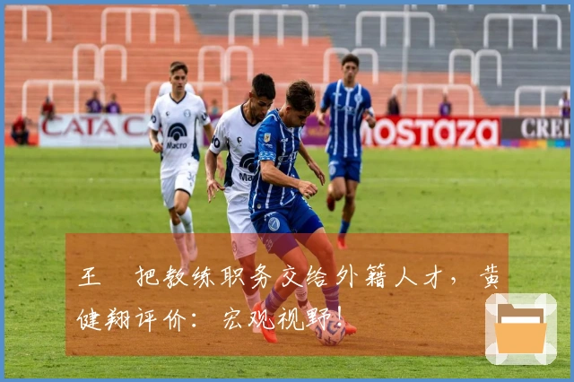 王濛把教练职务交给外籍人才，黄健翔评价：宏观视野！